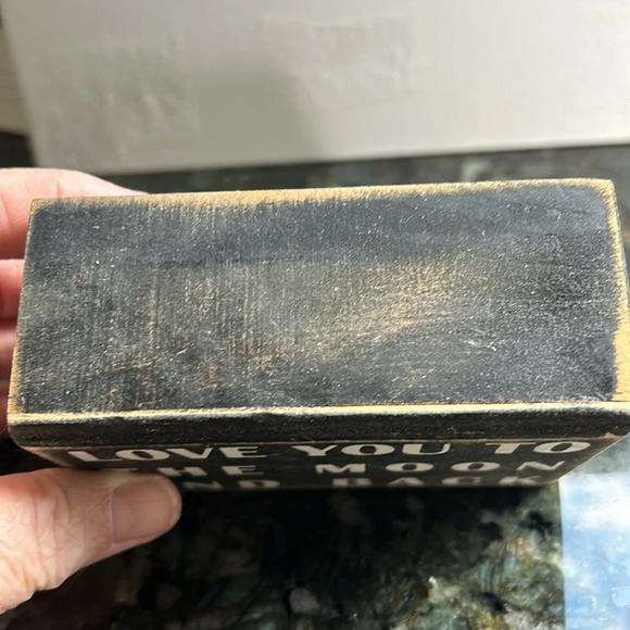 Primitives by Kathy rustic sign. Black and white. EUC. - Picture 3 of 4